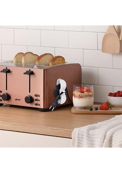 Tamarınd® 2li Kablo Tutucu Silikon Kordon Sarıcı Kablo Yönetici Klips modelleri