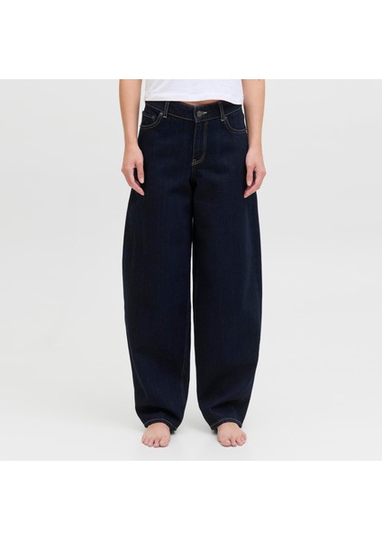 Kadin Barrel Fit %100 Pamuk Jean - Fuji