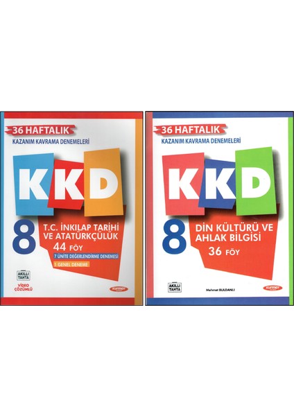 8. Sınıf Kkd Inkılap+Kurmay Din Kültürü (2 Kitap)