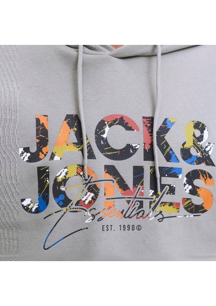 Erkek Logo Baskili Kapüsonlu Sweatshirt - Geplas indirimleri