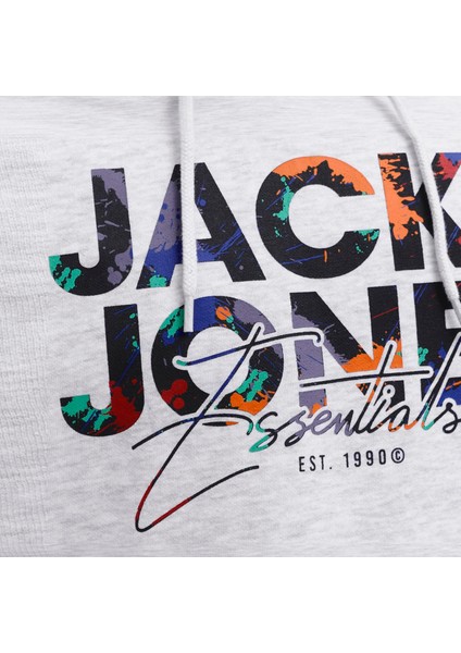 Erkek Logo Baskili Kapüsonlu Sweatshirt - Geplas fırsatları