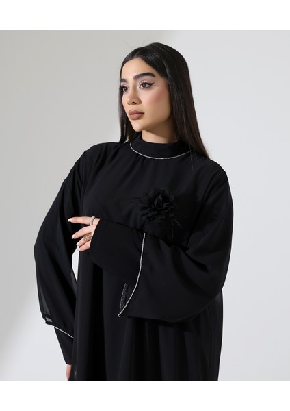 Tesettür Gül Abiye Takım