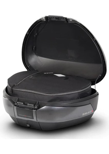 Motosiklet Çanta - Topcase - SH48 Si̇yah/carbon Motosi̇klet Canta ve Sirtlik (48 Litre) modelleri