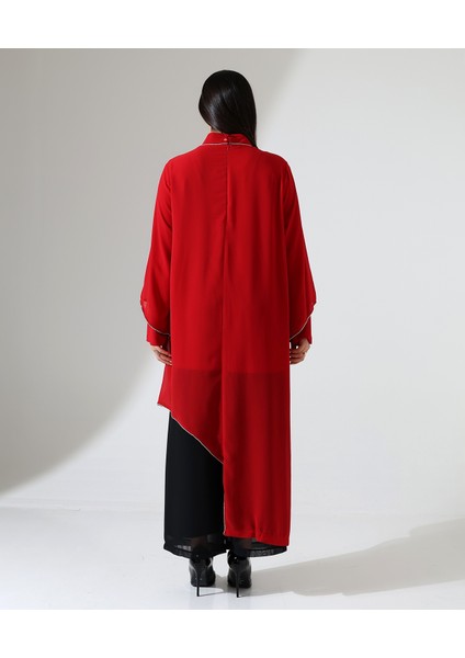 Tesettür Gül Abiye Takım