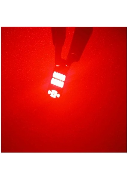 ( 4 x Adet) 1 Set T10 LED Dipsiz Ampul 12V 26 LED Kırmızı ( Red ) indirimleri