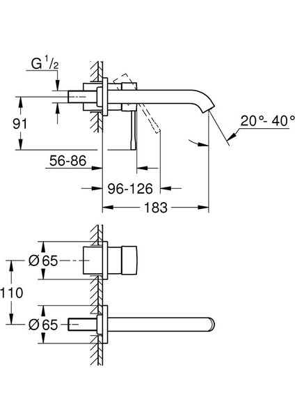 Essence Lavabo Bataryası Iki Delikli M Brushed Warm Sunset - 29192DL1 fiyatları