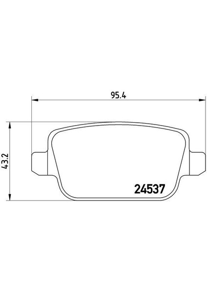 Arka Fren Balatası Mondeo Iv Ca2 07 14 S-Max 09 06 S-Max 09 Kuga I 08 12 Galaxy Iıı 06 Volvo S80 Iı 06 S80 07 V70 06 V70 07 XC70 06 Freelander 2 2.2