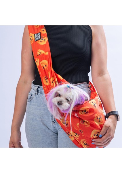 Poodle Crossbody Çanta Kedi Köpek Taşıma Çantası