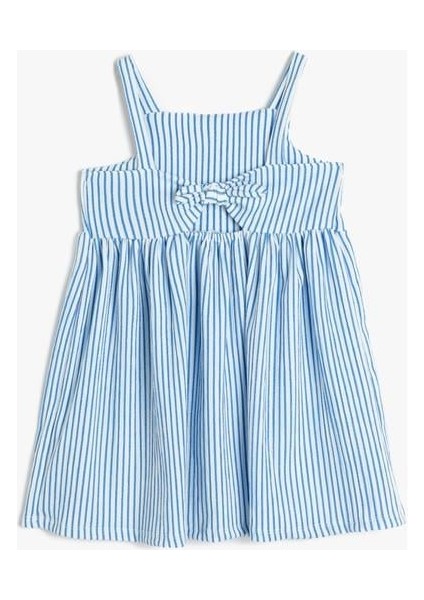 Askılı Kız Çocuk Elbisesi Arkası Fiyonk Detaylı - DRESSES fiyatları