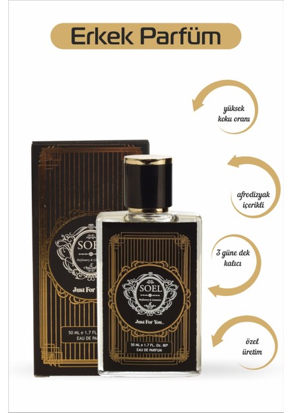 Soel E76 Erkek Parfüm 50 ml Edp fiyatları