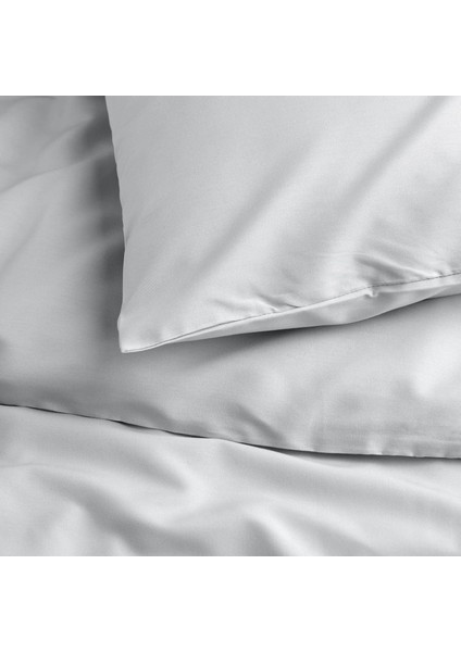 Pıltandvınge Nevresim Seti Çift Kişilik 240 x 220 cm Gri Pamuk Kumaş