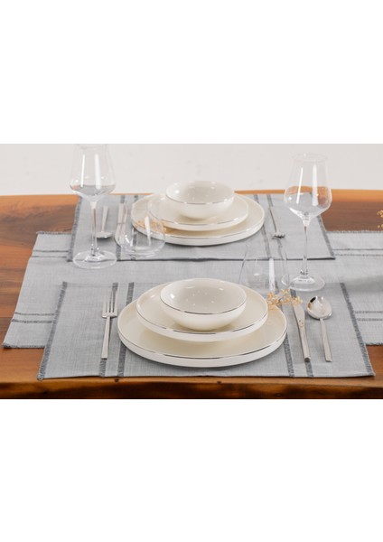 Ajurlu Amerikan Servis & Runner Set