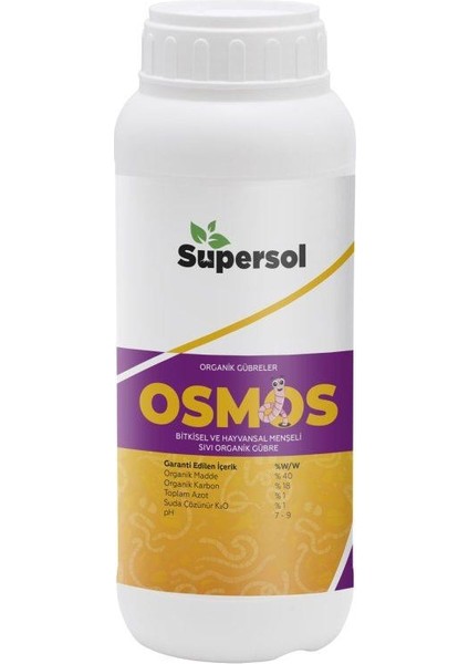 Osmos Sıvı Solucan Gübresi 1 Litre