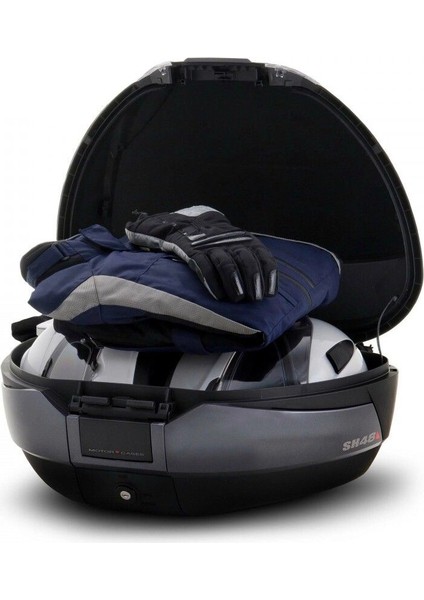 Motosiklet Çanta - Topcase - SH48 Arka Çanta Karbon Tıtanıum 48LT (Sirt Dayama Dahi̇l) indirimleri