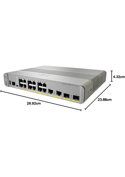 WS-C3560CX-12PC-S Layer3 12 Port Poe+ 10/100/1000 Gigabit Port 2 Sfp&2ge Uplinks- Data Ip Base Resmi Distribütör Garantili Orijinal Sıfır Ürün fiyatları