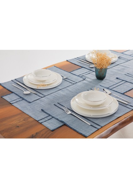 Ajurlu Amerikan Servis & Runner Set