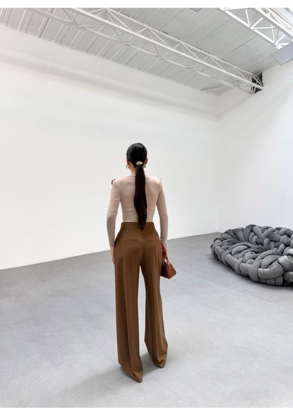 230 gr Poly Viscose Full Lycra Pi̇leli̇ Palazzo Pantolon fiyatları