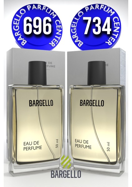 Parfüm 696 Erkek Oriental 50 Ml + 734 Erkek Oriental 50 Ml Edp