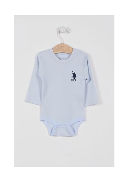 Lisanslı Somon Kız Bebek Uzun Kol Body Zıbın