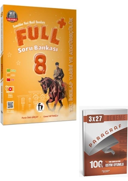 Fi 2026 8. Sınıf T.c. Inkılap Tarihi ve Atatürkçülük Full Soru Bankası+Anla Kazan Paragraf