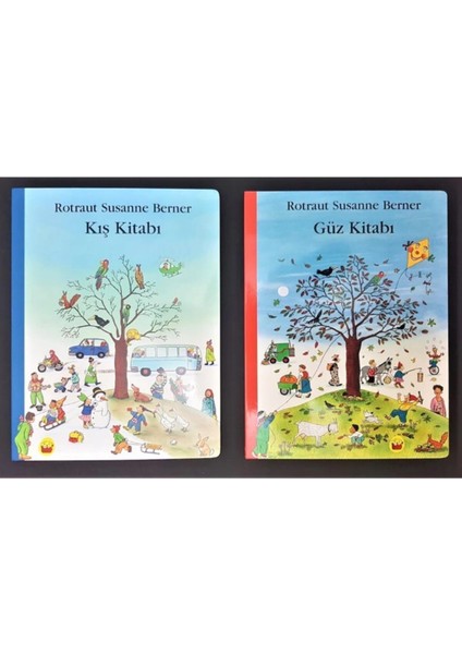 Kuraldışı Yayıncılık Kış -Güz-Kitabı 2 Li Set EBAT:26X34 / Okul Öncesi Çocuk Kitapları 0-6 Yaş Gurub