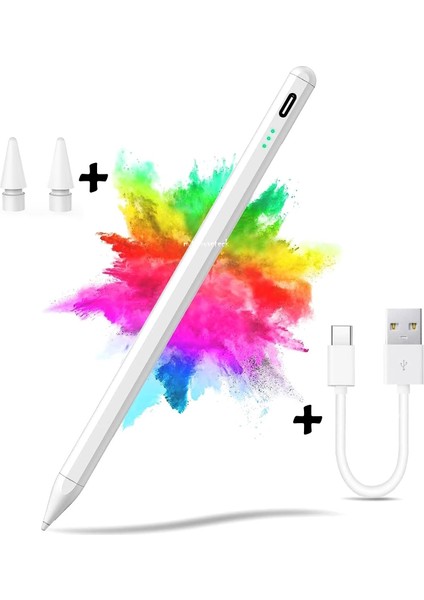 Lenovo Tab M11 TB-330FU 11" Inç Uyumlu Tablet Kalemi Çizim ve Yazı Kalemi Stylus Active Pencil 2ADET Yedek Uç