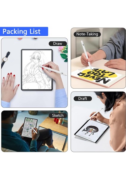 Lenovo Tab M11 TB-330FU 11" Inç Uyumlu Tablet Kalemi Çizim ve Yazı Kalemi Stylus Active Pencil 2ADET Yedek Uç fırsatları