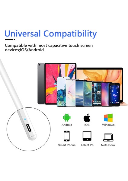 Lenovo Tab M11 TB-330FU 11" Inç Uyumlu Tablet Kalemi Çizim ve Yazı Kalemi Stylus Active Pencil 2ADET Yedek Uç indirimleri