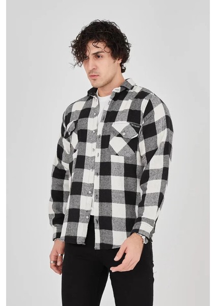 Erkek Oduncu Gömlek - Siyah fırsatları