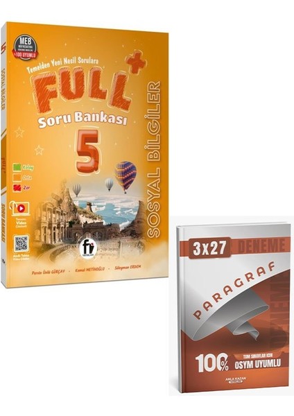 Fi 2026 5. Sınıf Sosyal Bilgiler Full Soru Bankası+Anla Kazan Paragraf
