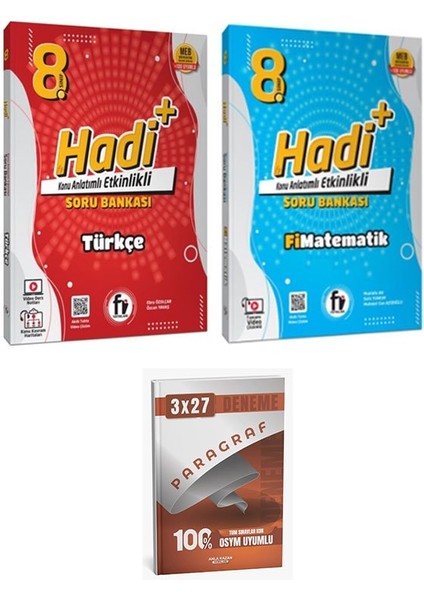Fi 2026 8. Sınıf Türkçe+Matematik Hadi Soru Bankası+Anla Kazan Paragraf