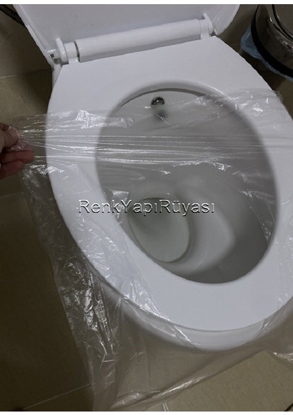 Tek Kullanımlık Kılozet Kapak Örtüsü, Kullan At Klozet Örtüsü, Kılozet Için Hijyen Poşeti, 50 Adet modelleri