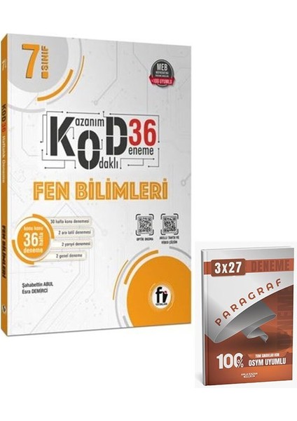 Fi 2026 7. Sınıf Fen Bilimleri KOD36 Deneme+Anla Kazan Paragraf