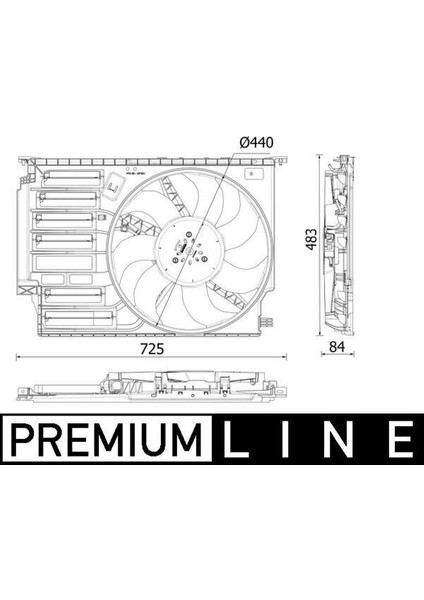 Radyator Fanı Premıum Lıne Bmw F45 F48 Mını F56