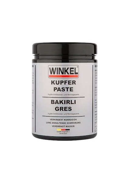 Anti Seize Bakır Gres Montaj Pastesi 1 kg