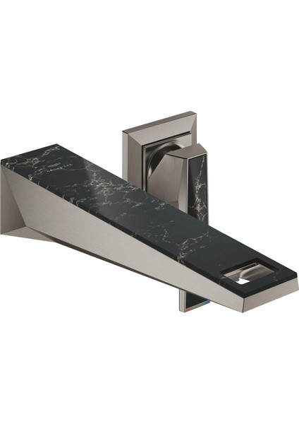 Allure Brilliant Private Collection 2 Delikli Duvardan Lavabo Bataryası M–boyut Brushed Hard Graphite – 29521AL0