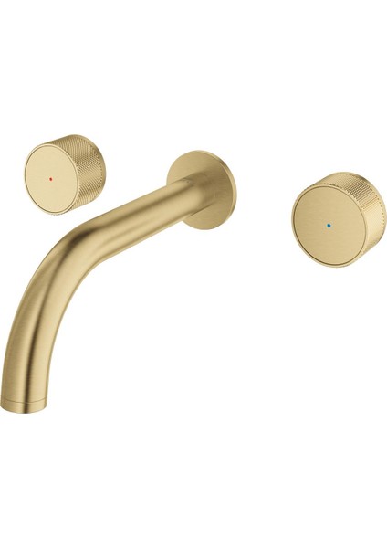 Atrio Private Collection 3 Delikli Duvardan Lavabo Bataryası M Boyut Brushed Cool Sunrise – 20589GN0 modelleri