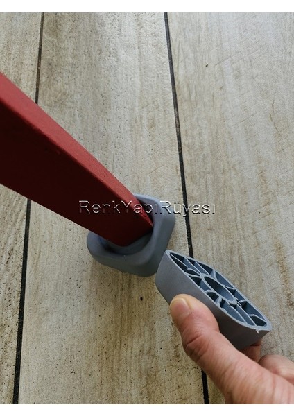 Koltuk, Yatak, Baza, Berjer Ayakları Için Yükseltici ve Koruyucu Silikon Papuç, Gri Renk Ayak 4 Adet fiyatları