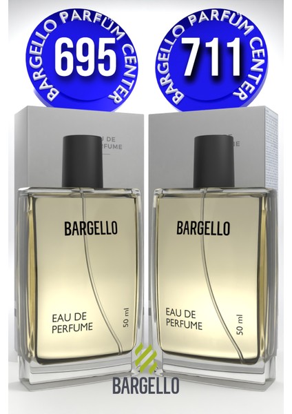 Parfüm 695 Erkek Floral 50 Ml + 711 Erkek Fresh 50 Ml Edp