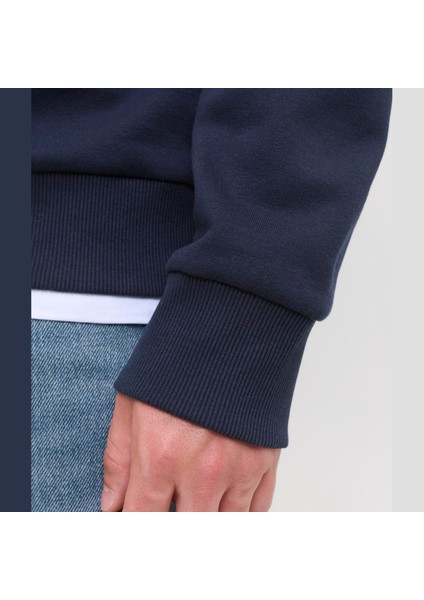 Erkek Logo Baskili Kapüsonlu Sweatshirt - Geplas modelleri