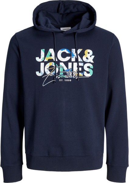 Erkek Logo Baskili Kapüsonlu Sweatshirt - Geplas indirimleri