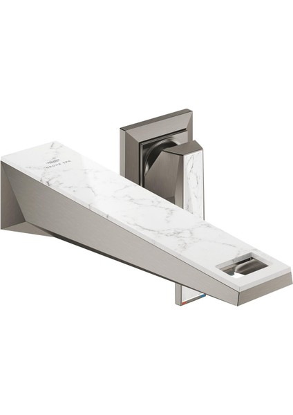 Allure Brilliant Private Collection 2 Delikli Duvardan Lavabo Bataryası M–boyut Brushed Hard Graphite – 29519AL0