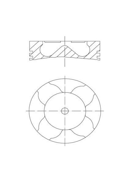 Motor Piston Segman 0.50 P206-P307-C3-FIESTA 1.4 Hdı-Tdcı Dw4 16V 74.20