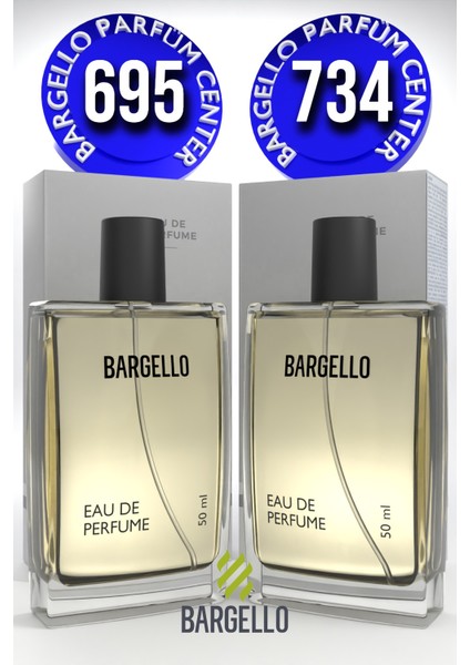 Parfüm 695 Erkek Floral 50 Ml + 734 Erkek Oriental 50 Ml Edp