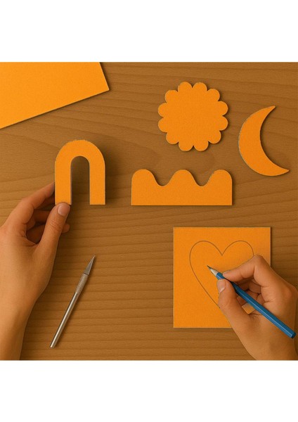 Turuncu Renkli Mukavva 36 Adet 35X50 cm Sert Karton Mukavva fiyatları