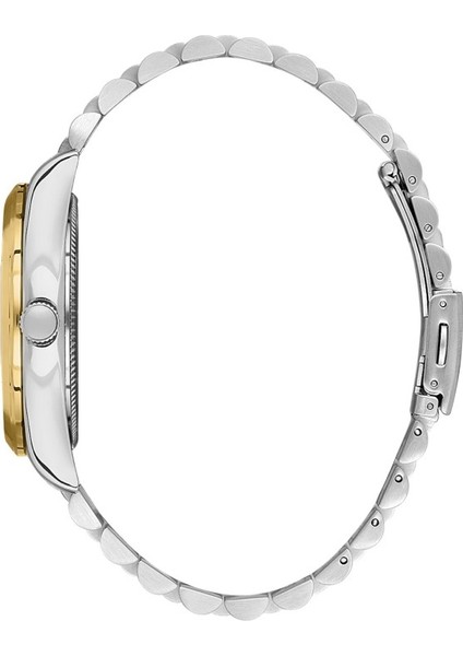 DKE.1.10058.12 Çelik Kasa Çelik Kordon 3 Atm Suya Dayanıklı Metalik-Altın Erkek Kol Saati fiyatları