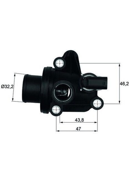 Termostat 87 C Mercedes OM668 W168 W414