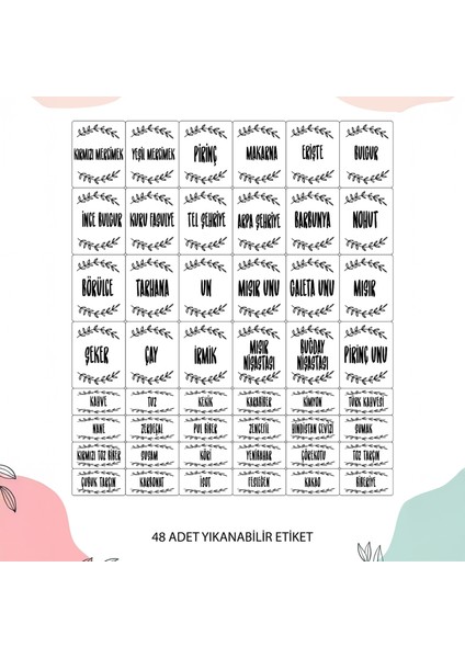 24'lü Set Kapaklı Kare Erzak Saklama Kabı Antrasit 8x(0,50 Lt-1,10 Lt -1,70 Lt) Etiket Hediyeli modelleri