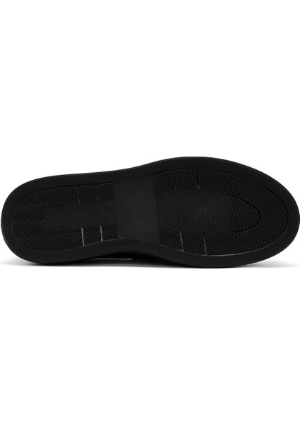 Erkek Siyah Deri Casual Loafer 25WFD661522 fırsatları