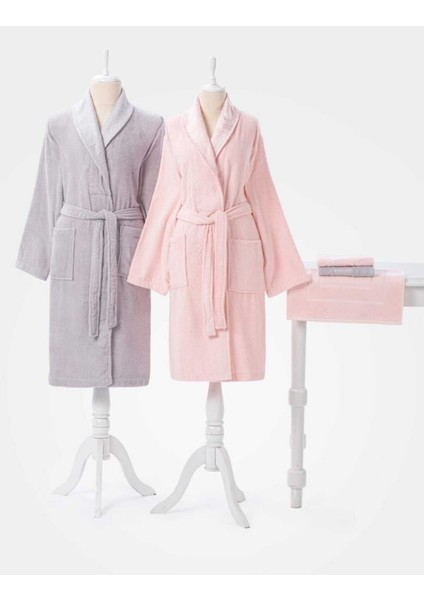 Camellıa Gri-Pembe Happy Set